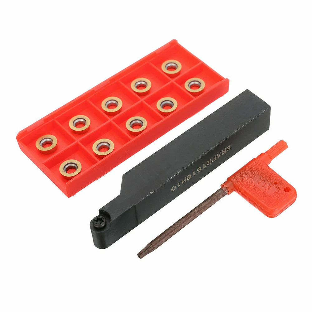 Get the Best Finishing with SRAPR1616H10 16mm CNC External Turning Tool Holder and 10Pcs RPMT1003MO Carbide Inserts
Get the Best Finishing with SRAPR1616H10 16mm CNC External Turning Tool Holder and 10Pcs RPMT1003MO Carbide Inserts