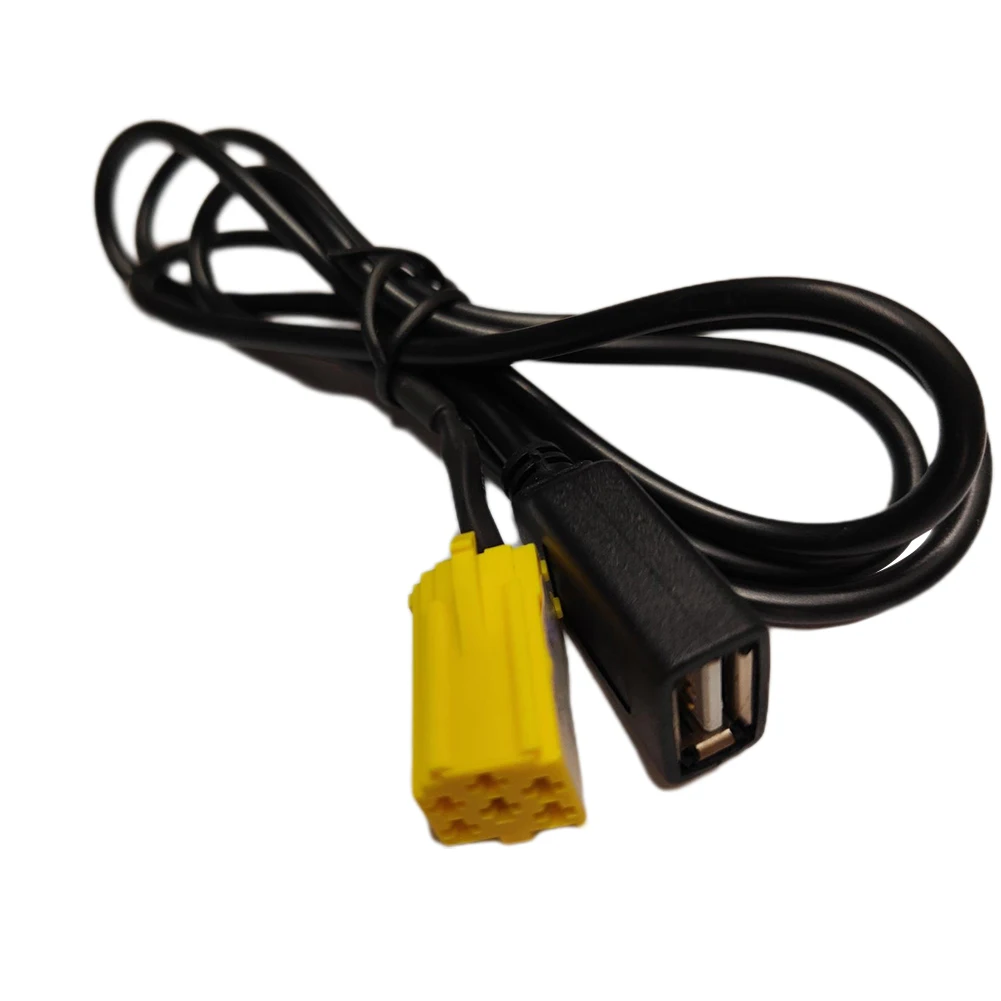 Car 6Pin Connector Plug To USB Adapter Cable For Mini ISO For Fiat Grande Punto 2007 And Later Models Car AUX Audio Input Cable
Car 6Pin Connector Plug To USB Adapter Cable For Mini ISO For Fiat Grande Punto 2007 And Later Models Car AUX Audio Input Cable