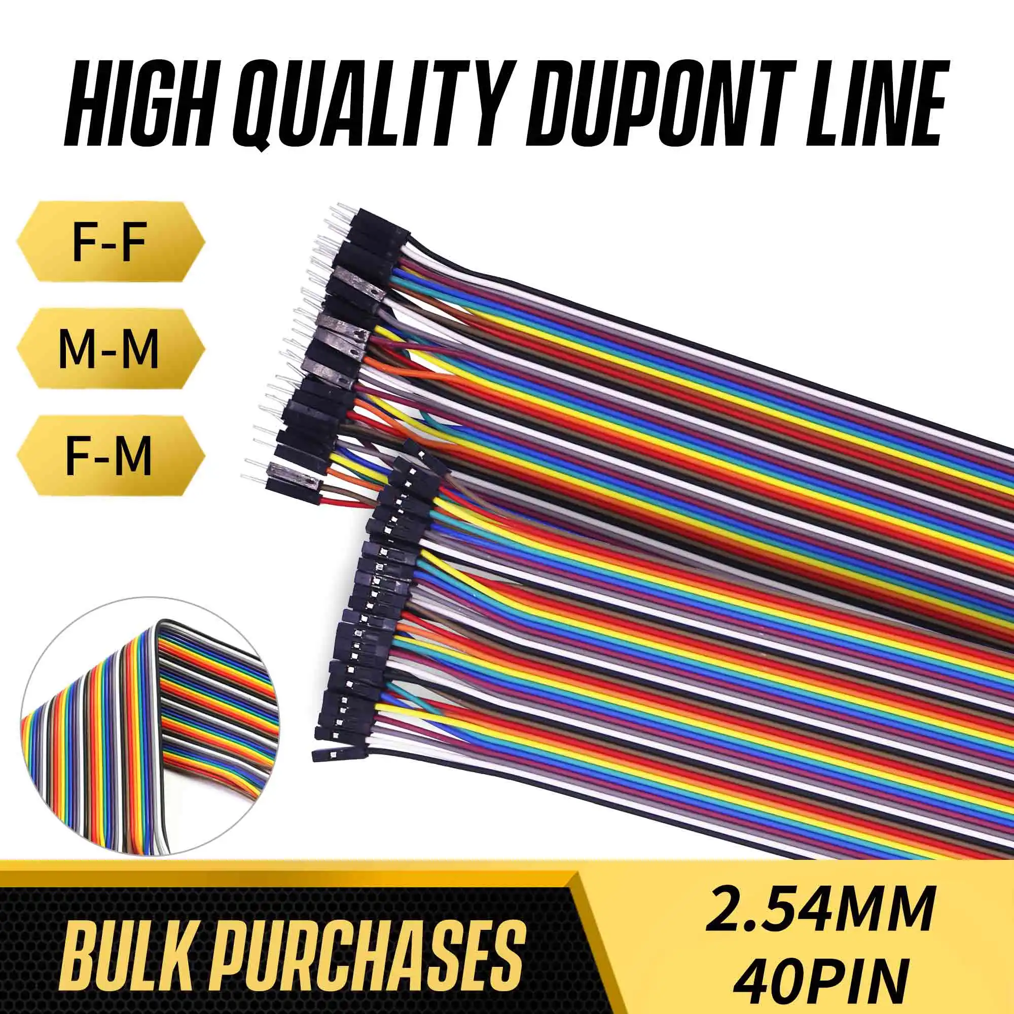 Dupont Line Male to Male Female to Male Female to Female Jumper Dupont Wire Cable for Arduino DIY Board Sensor Module Kit
Dupont Line Male to Male Female to Male Female to Female Jumper Dupont Wire Cable for Arduino DIY Board Sensor Module Kit