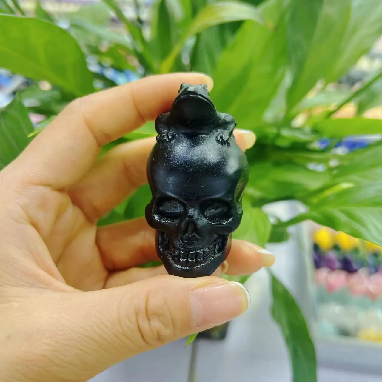 Natural Obsidian Frog Skull Carving Reiki Stone Crystal Handmade Carved Crafts Figurine Healing Ornament Room Decor 1pcs 5-6cm
Natural Obsidian Frog Skull Carving Reiki Stone Crystal Handmade Carved Crafts Figurine Healing Ornament Room Decor 1pcs 5-6cm