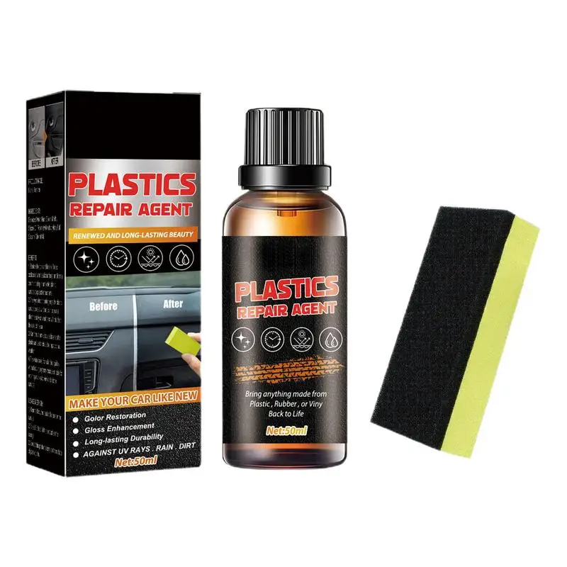 

Car Plastic Restorer Back To Black Gloss Universal Auto Interior Cleaning Agent Car Dashboard Polish And Repair Coating Liquid