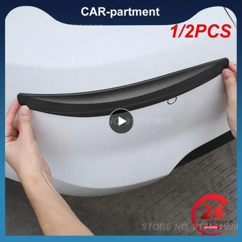 

1/2PCS Car Bumper Protector Strip Guard Corner Protection Strips Anti-scratch Car Door Protector Anti-collision Auto Accessories