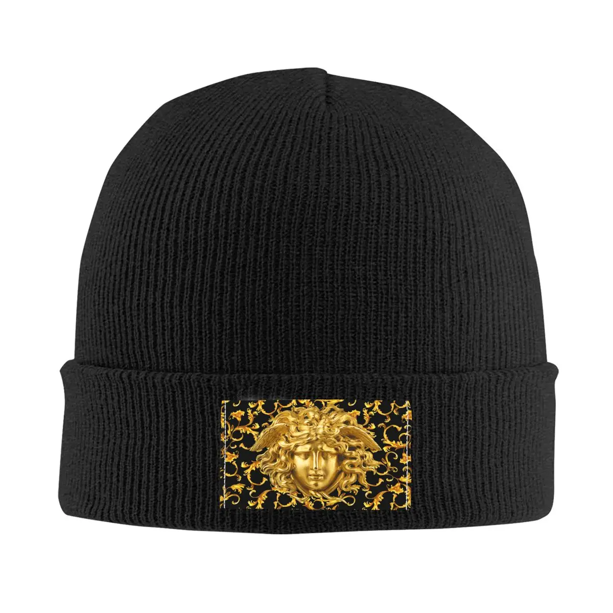 Gold Baroque Print Luxury Accessories Winter Slouchy Beanie For Men Women Knitted Caps Vintage Bonnet Hats
Gold Baroque Print Luxury Accessories Winter Slouchy Beanie For Men Women Knitted Caps Vintage Bonnet Hats