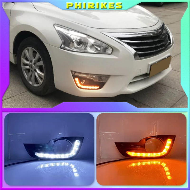 Автомобильные светодиодсветодиодный дневные ходовые огни для Nissan Altima Teana 2013, 2014, 2015, дневные ходовые огни, передний бампер, указатели поворота, дневные ходовые огни, 2 шт.
Автомобильные светодиодсветодиодный дневные ходовые огни для Nissan Altima Teana 2013, 2014, 2015, дневные ходовые огни, передний бампер, указатели поворота, дневные ходовые огни, 2 шт.