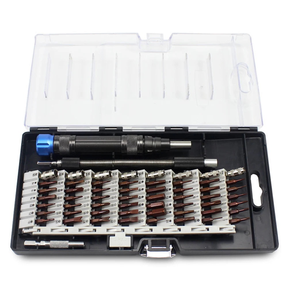 Practical 60 In 1 Screwdriver Set Ideal for Precise Repairs on Mobile Phones Personal Computers PDAs Electronic Devices
Practical 60 In 1 Screwdriver Set Ideal for Precise Repairs on Mobile Phones Personal Computers PDAs Electronic Devices