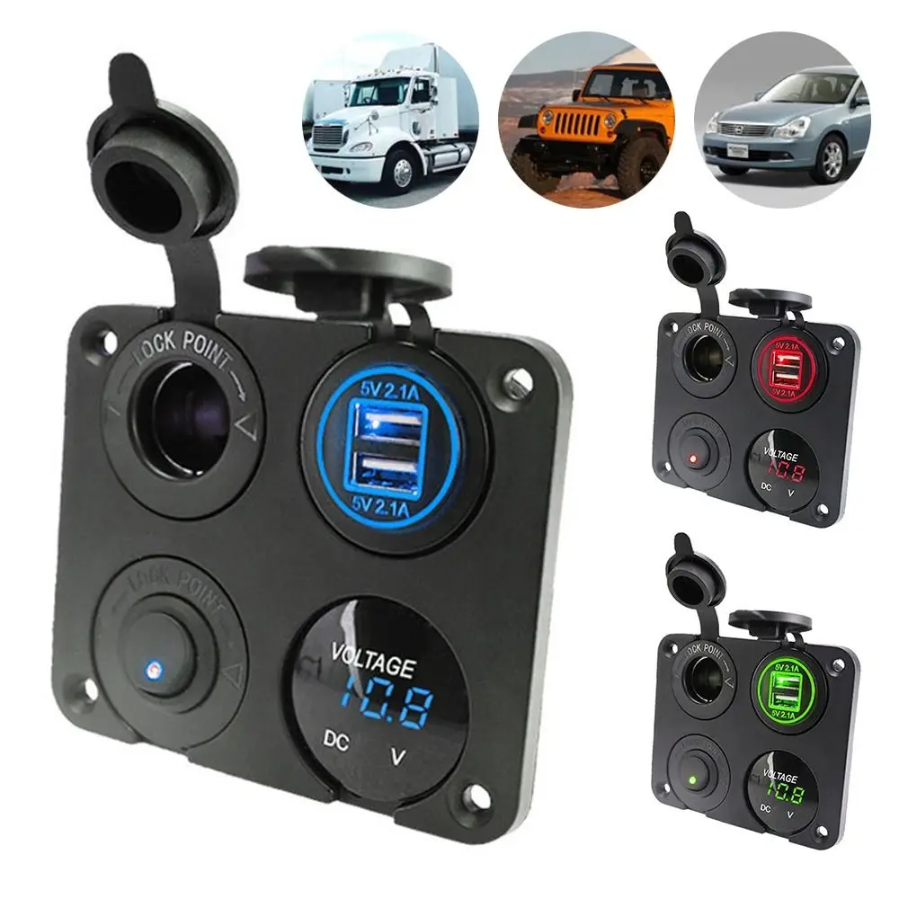Ship USB Chargers SPST Switch Control Switch Panel ON/OFF Power Adapter Toggle Switches Rocker Switch Panel Waterproof
Ship USB Chargers SPST Switch Control Switch Panel ON/OFF Power Adapter Toggle Switches Rocker Switch Panel Waterproof