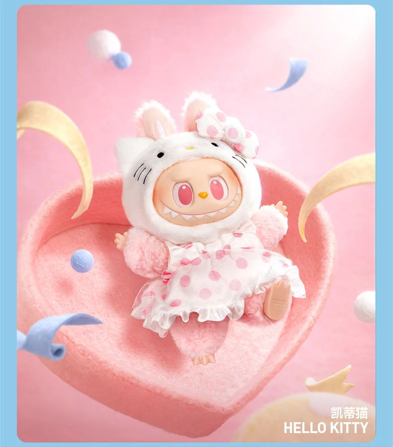 POP MART Labubu X Sanrio Family Vinyl Plush Doll Cute Collectible Figure Blind Box Trendy Keychain Gift POP MART Labubu X Sanrio Family Vinyl Plush Doll Cute Collectible Figure Blind Box Trendy Keychain Gift