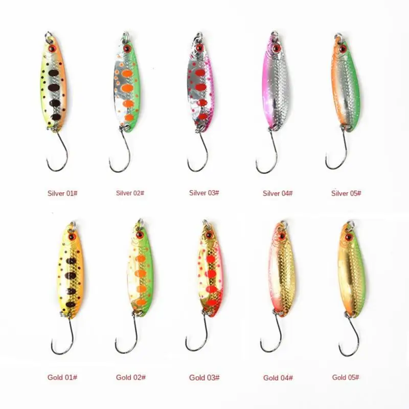 FISH Pesca Isca Artificial Bait Trout Spoon 2.5g 3.5g 5g Copper Metal Fishing Lure Spoon Lure For Trout Perch Pike Salmon
FISH Pesca Isca Artificial Bait Trout Spoon 2.5g 3.5g 5g Copper Metal Fishing Lure Spoon Lure For Trout Perch Pike Salmon