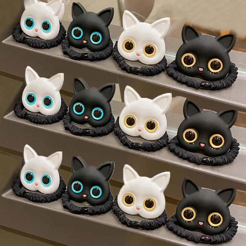 1/2pcs Women Cute Cat Rubber Bands Elastic Hair Bands Korean Headwear Children For Girls Lovely Hair Accessories Ornaments
1/2pcs Women Cute Cat Rubber Bands Elastic Hair Bands Korean Headwear Children For Girls Lovely Hair Accessories Ornaments