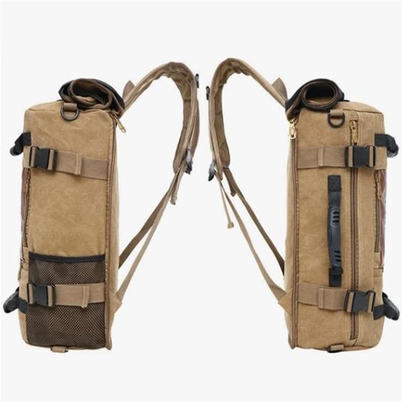 Travel Rucksack Multifunctional Travel Bucket Backpack Men Rugzak 4 Colors Canvas College Student School Backpack 2024 Travel Rucksack Multifunctional Travel Bucket Backpack Men Rugzak 4 Colors Canvas College Student School Backpack 2024