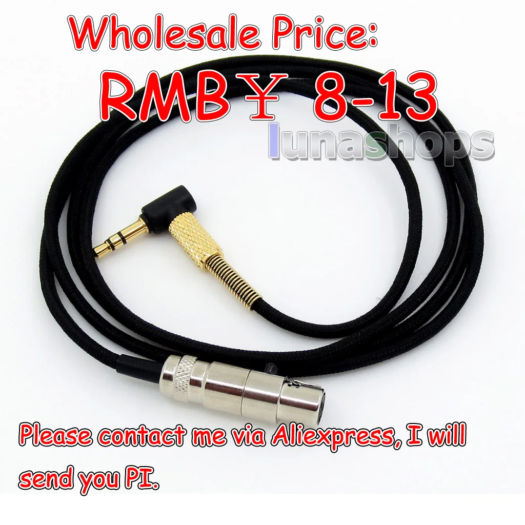 

200pcs Replacment 3.5mm & 6.5mm Audio Cable For AKG Q701 K702 K271s 240s K271 K272 K240 K141 K171 K181 K267 K712 Headp