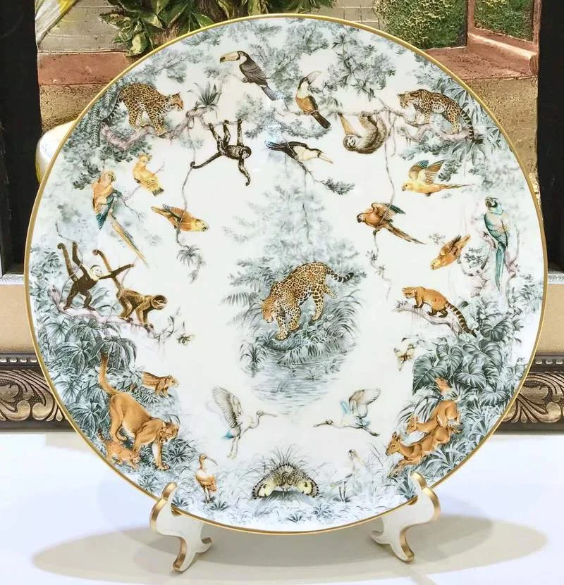 New Animal Decorative Plate, Bone China Dinner Dessert Plates for Wedding, Ceramic Tableware Trays 
New Animal Decorative Plate, Bone China Dinner Dessert Plates for Wedding, Ceramic Tableware Trays