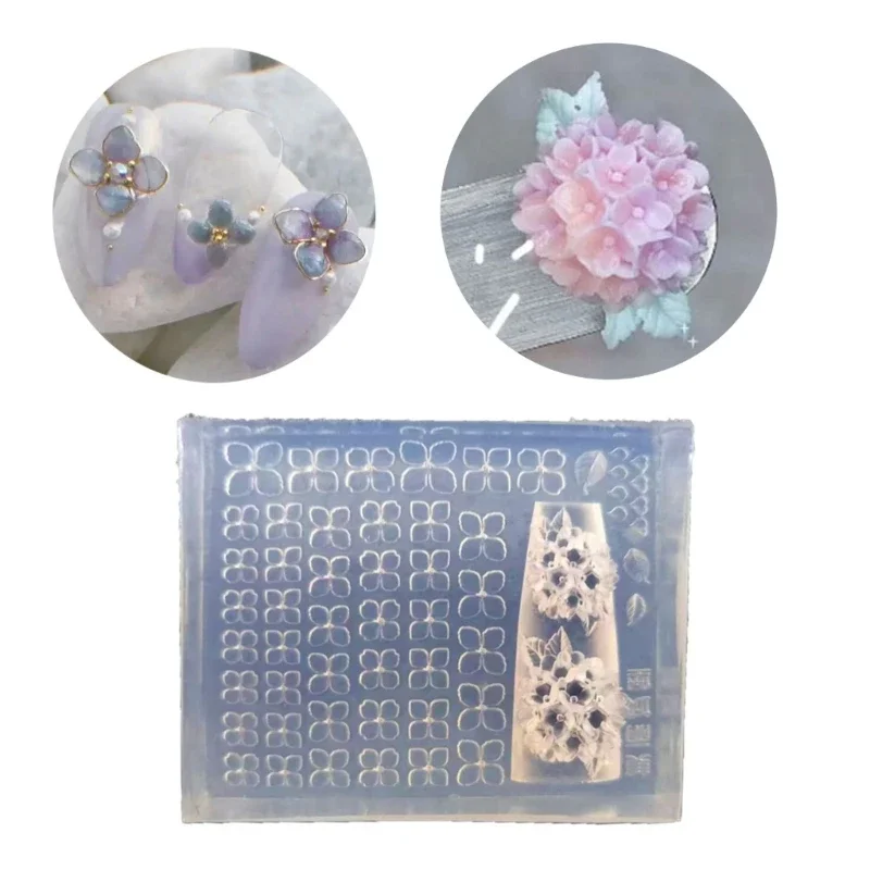 

3D Art Mold with Flower Patterns Template Carving Sticker Stencil Tools Creative Decorations Moulds