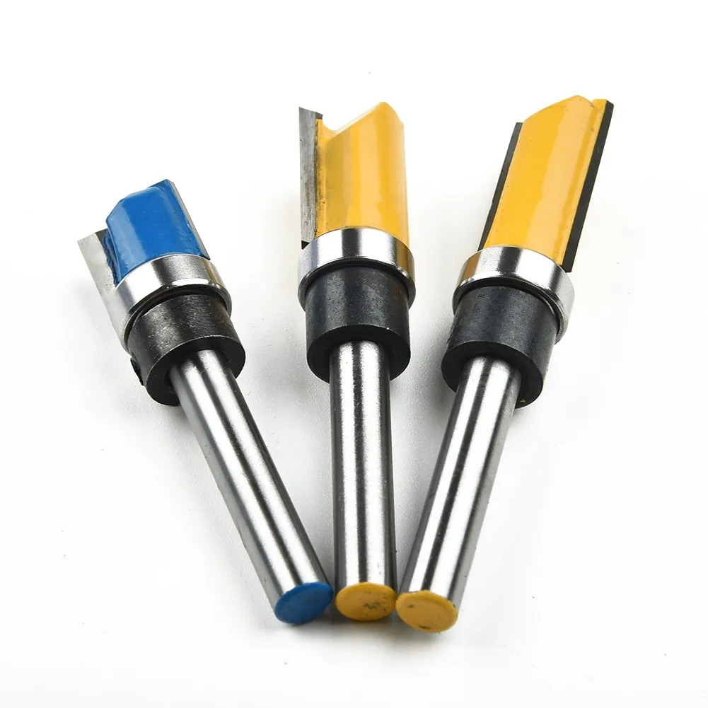 3Pcs/set Woodworking Milling Cutter 1/4" Shank Edge Trimming Slotting Router Bit Milling Machine Woodworking Flush Trim Template
3Pcs/set Woodworking Milling Cutter 1/4" Shank Edge Trimming Slotting Router Bit Milling Machine Woodworking Flush Trim Template