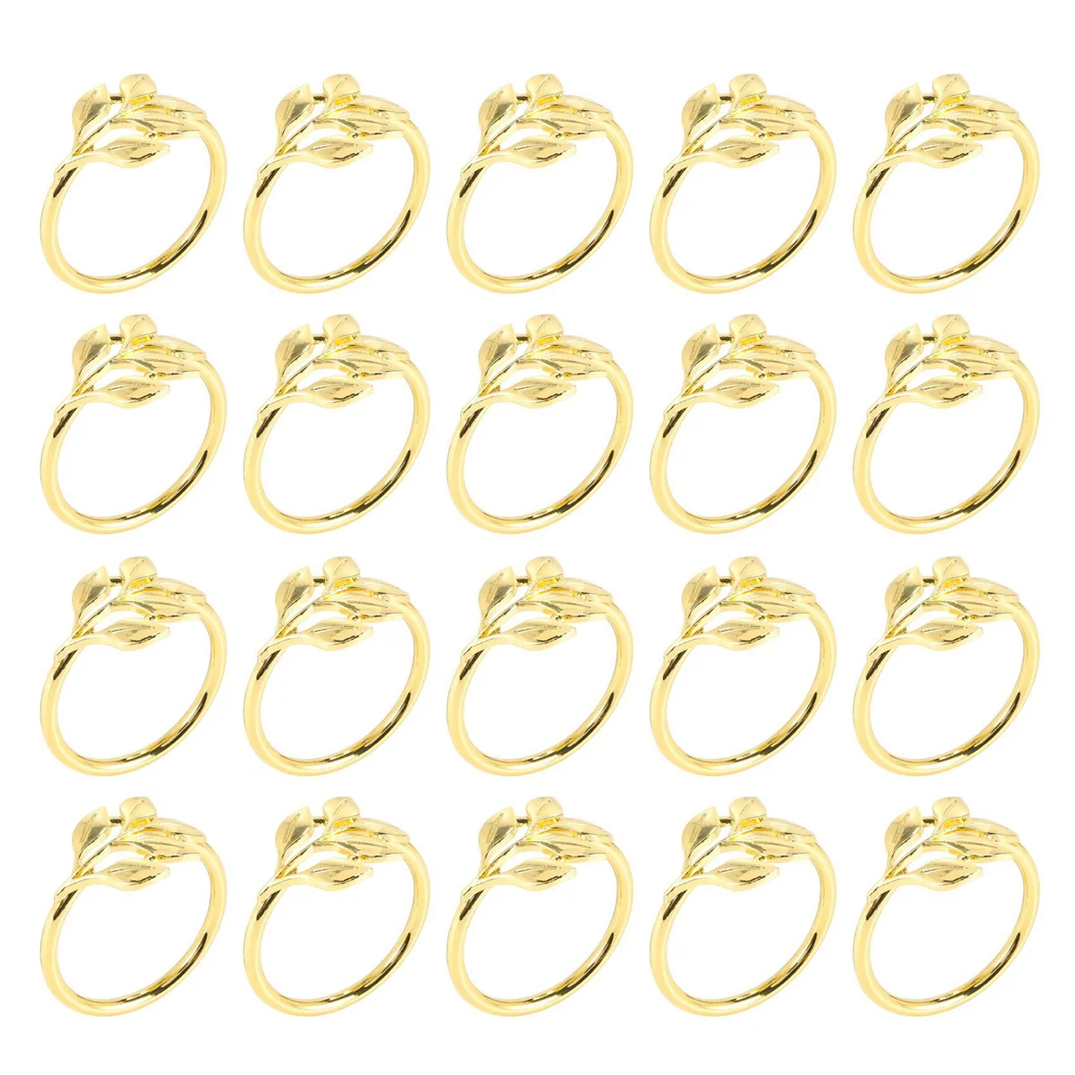 

20 шт. золотые кольца для салфеток-Золотое кольцо для салфеток-праздничные кольца для салфеток, Осенние кольца для салфеток