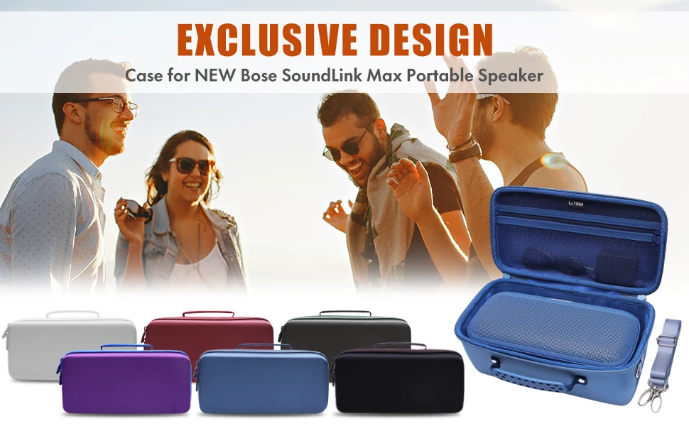 Phone Case Compatible with Bose SoundLink Max Portable Bluetooth Speaker with Shoulder Strap, Black (Protective Cover Only Phone Case Compatible with Bose SoundLink Max Portable Bluetooth Speaker with Shoulder Strap, Black (Protective Cover Only