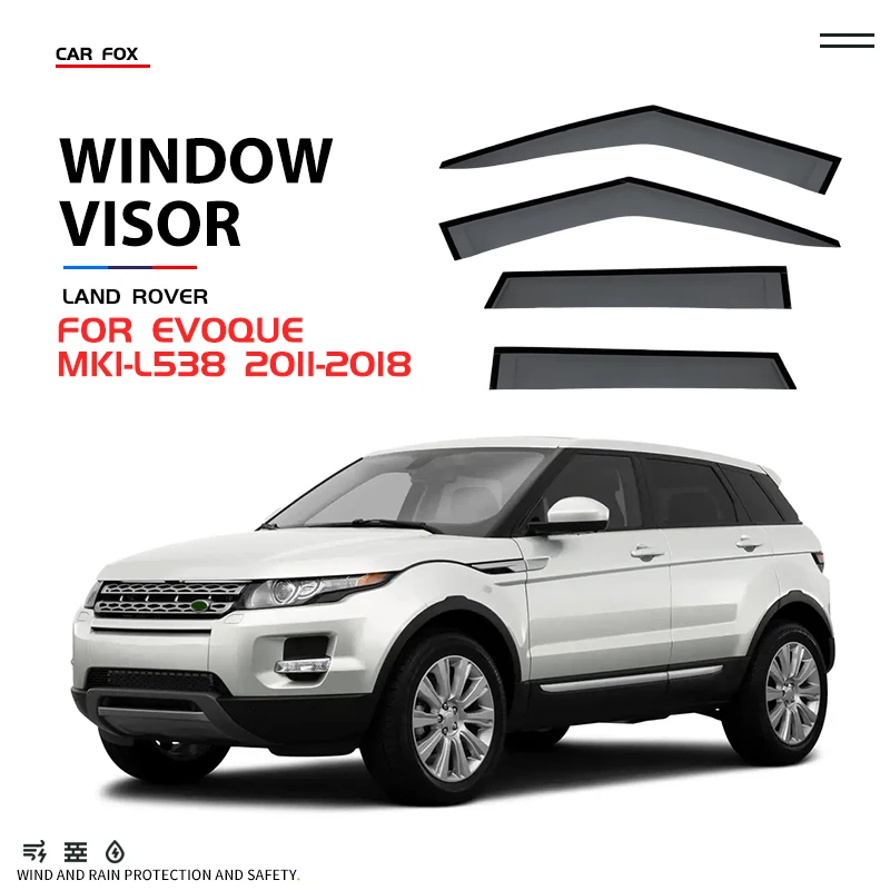 Window Visor For LAND Range Rover Evoque L538 L551 2011-2018 2019-2023 Auto Door Visor Weathershields Window Protectors
Window Visor For LAND Range Rover Evoque L538 L551 2011-2018 2019-2023 Auto Door Visor Weathershields Window Protectors