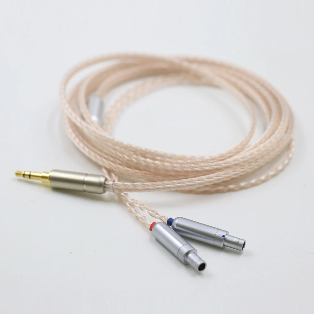 High Quality 16 Core PCOCC Copper Silver Braided Earphone Cable For Sennheiser HD800 HD800s HD820s HD820 Enigma Acoustics Dharma
High Quality 16 Core PCOCC Copper Silver Braided Earphone Cable For Sennheiser HD800 HD800s HD820s HD820 Enigma Acoustics Dharma