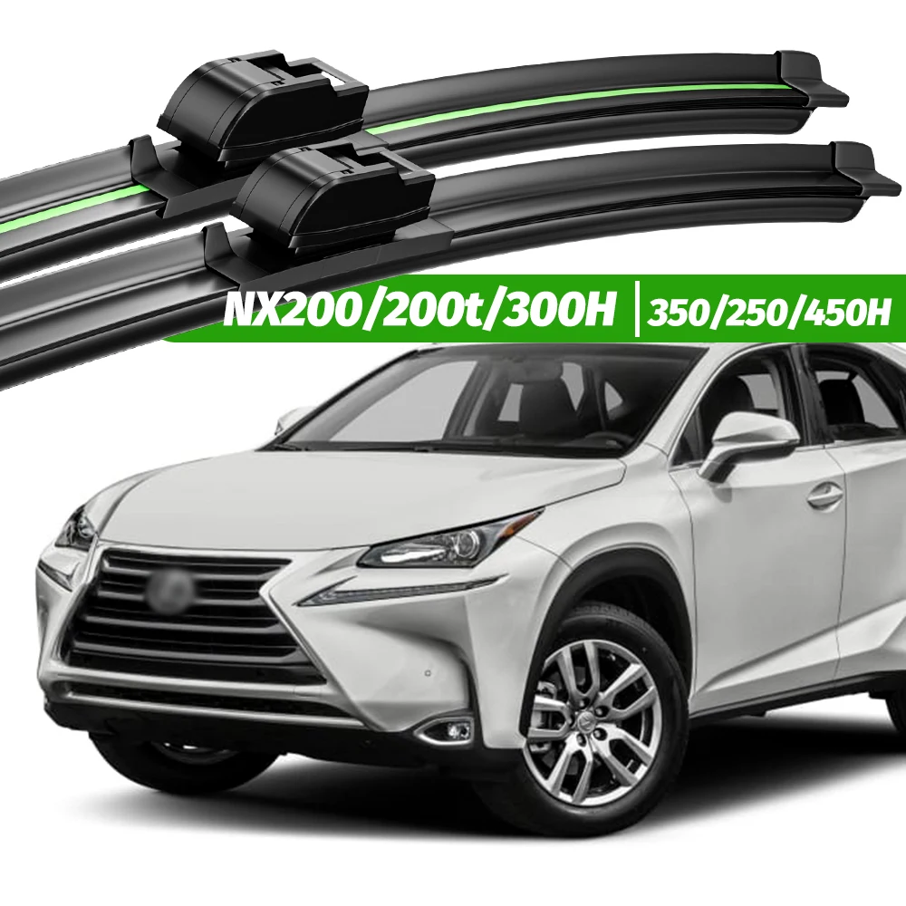 For Lexus NX200 NX200t NX300H NX350 NX250 NX450H 2015-2023 2pcs Front Windshield Wiper Blades Windscreen Window Accessories
For Lexus NX200 NX200t NX300H NX350 NX250 NX450H 2015-2023 2pcs Front Windshield Wiper Blades Windscreen Window Accessories