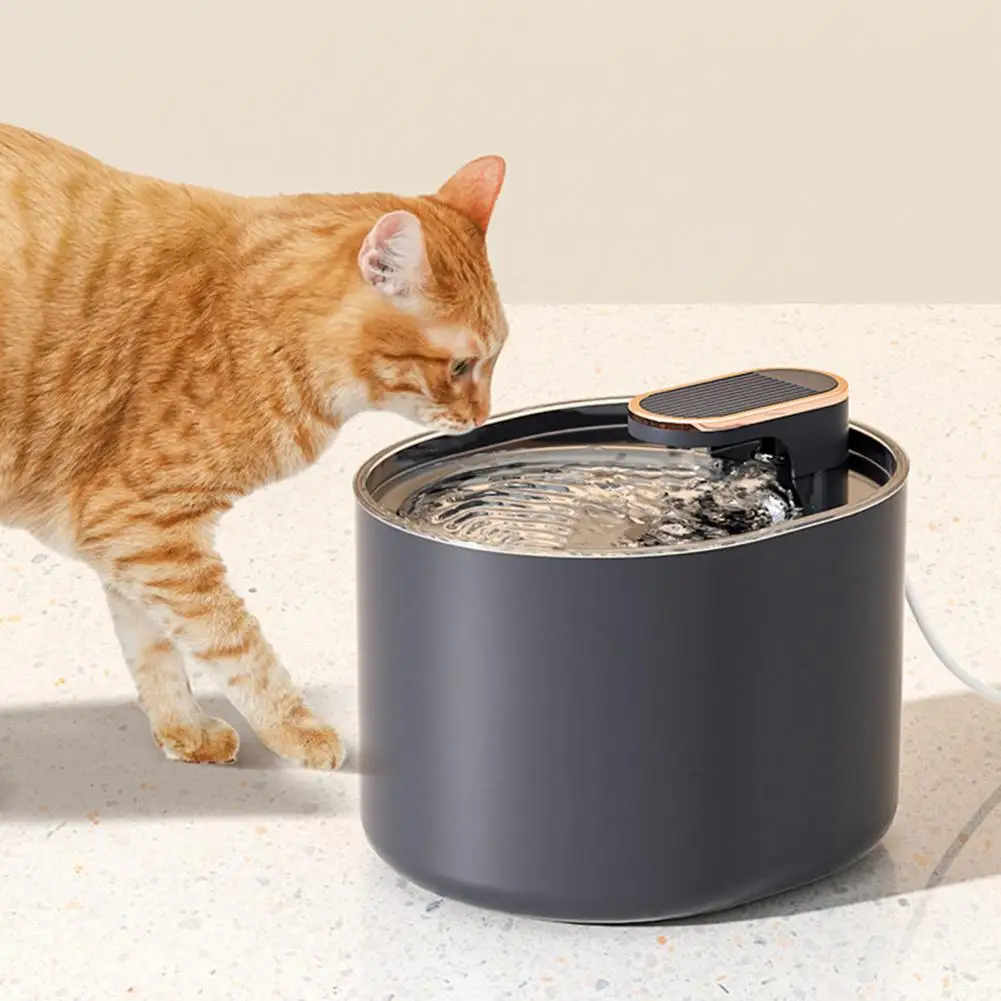 

1 Set 3 L Pet Water Dispenser Automatic Circulation USB-powered High-speed Motor Purification Smart Cat Dog Drinking Fountain