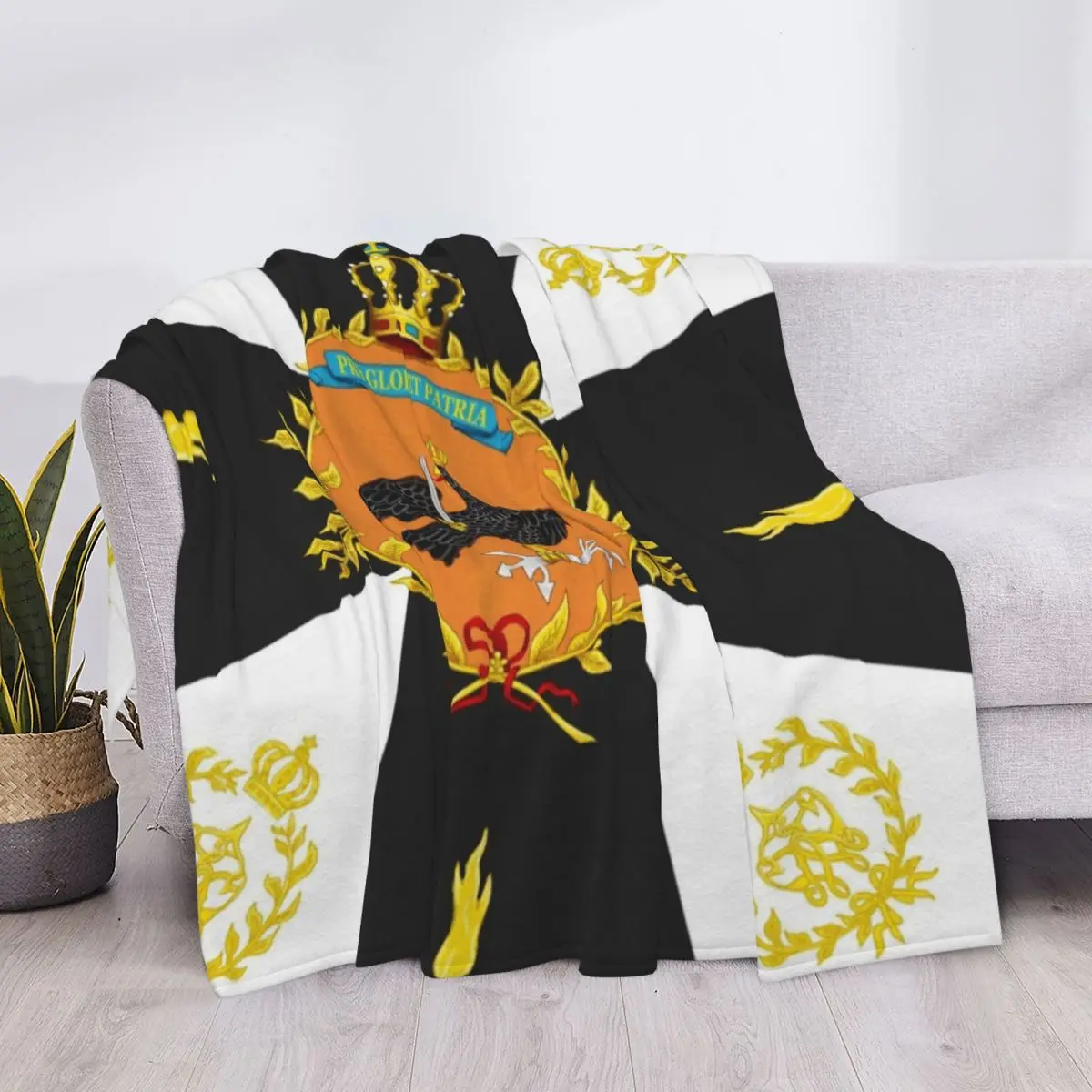 Napoleonic Prussian Flag Blankets Flannel Second Battalion 4th Infantry Lightweight Thin Throw Blankets Bedding Couch Rug Piece
Napoleonic Prussian Flag Blankets Flannel Second Battalion 4th Infantry Lightweight Thin Throw Blankets Bedding Couch Rug Piece