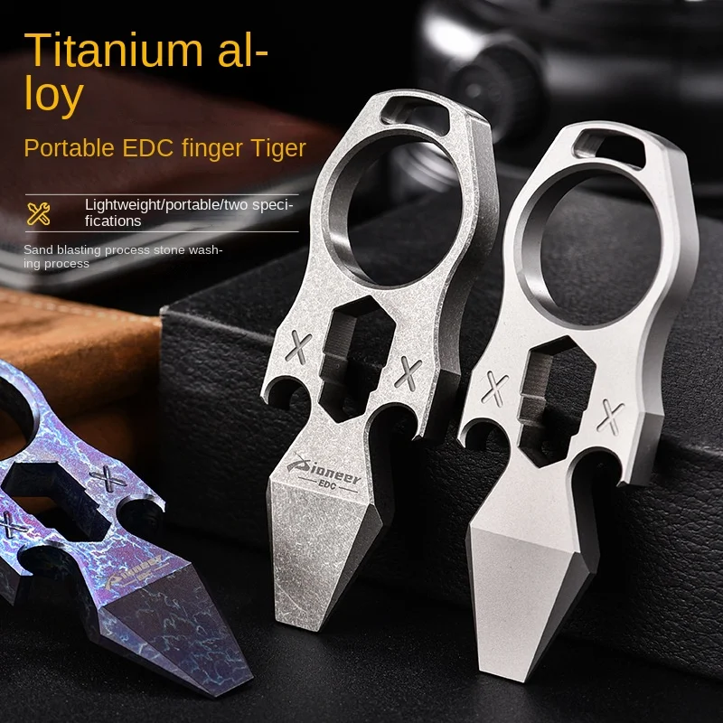 

Titanium Alloy Wrecking Bar Screwdriver EDC Tool Multi-Function Bottle Opener Portable Outdoor Survival Cool Stick Crowbar