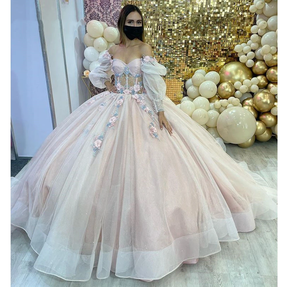 Бальное платье высокой моды розовые платья Quinceanera с длинными рукавами аппликацией из бисера Vestidos De Fiesta милые платья принцессы 16
Бальное платье высокой моды розовые платья Quinceanera с длинными рукавами аппликацией из бисера Vestidos De Fiesta милые платья принцессы 16