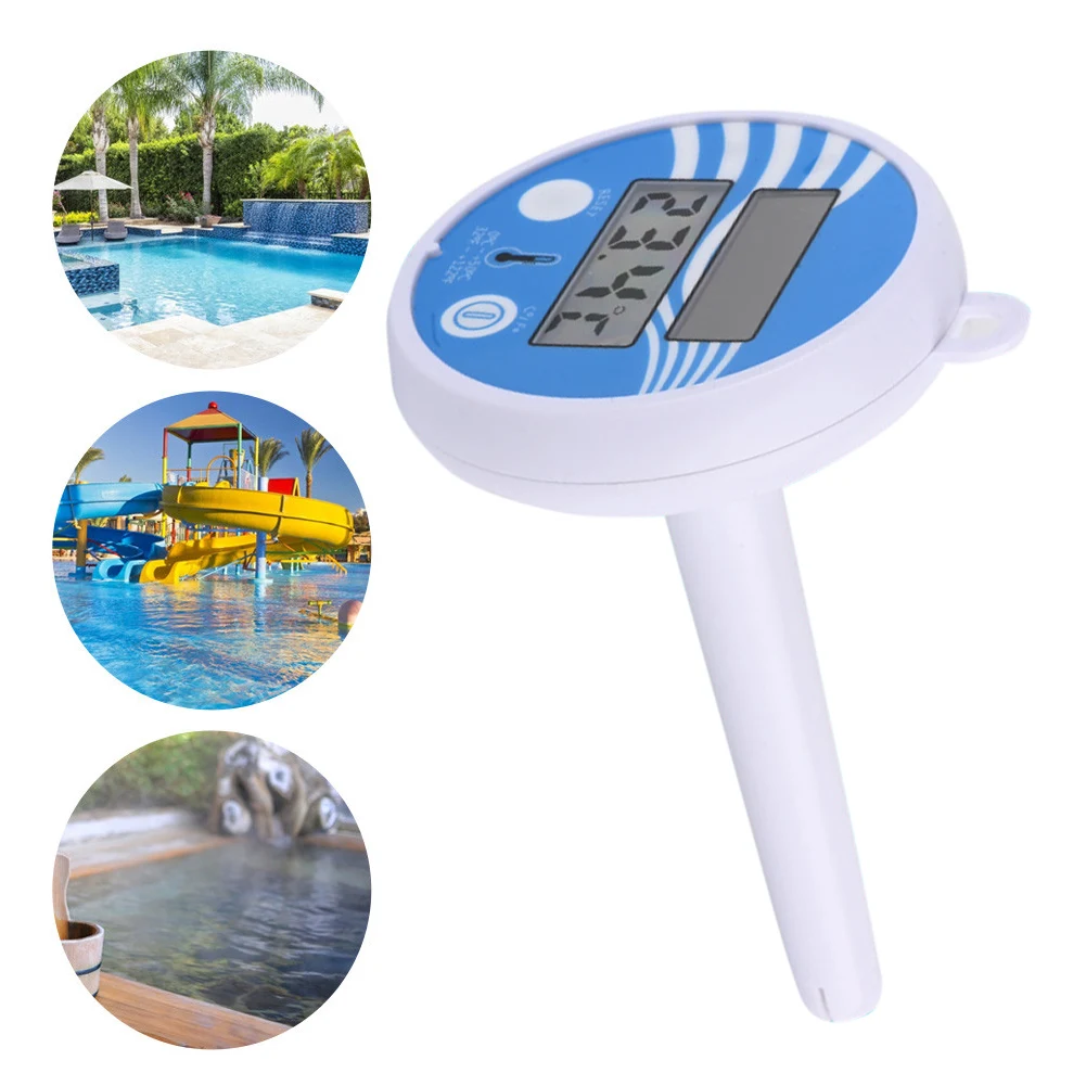 Pool Thermometer Solar Powered Floating Pool Water Temperature Monitor 0°C~50°C Indoor Outdoor For Swimming Pool Bath Water Spa
Pool Thermometer Solar Powered Floating Pool Water Temperature Monitor 0°C~50°C Indoor Outdoor For Swimming Pool Bath Water Spa