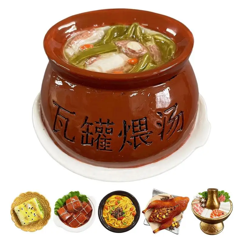 Food Refrigerator Magnets Chinese style simulated food 3D magnetic decorations Cute Gourmet refrigerator Decorative magnets
Food Refrigerator Magnets Chinese style simulated food 3D magnetic decorations Cute Gourmet refrigerator Decorative magnets