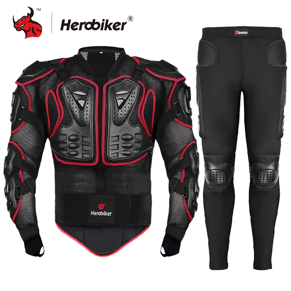 

New Motorcycle Off-Road Riding Protective Kit Motocross Race Motorcycle Knee Pads Armor Race Cycling Jacket Motorcycle Equipment