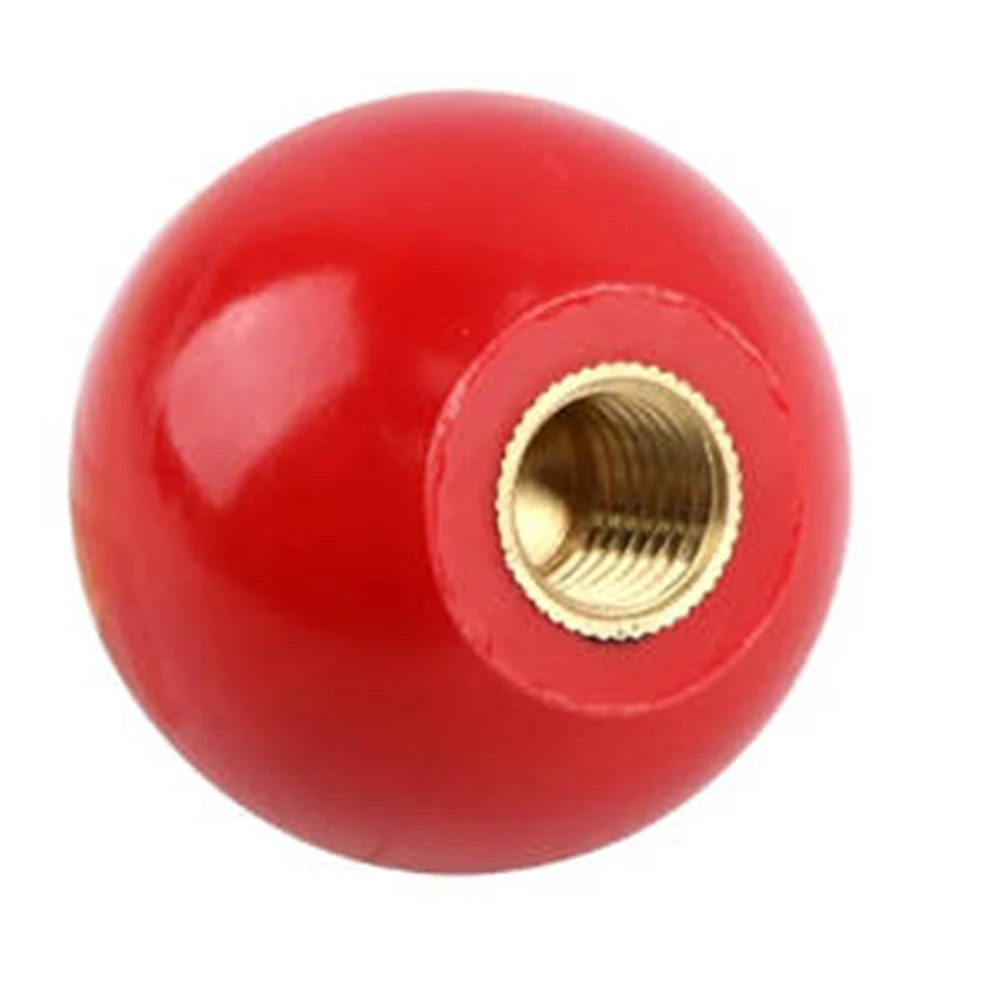 Machine Tool Handle Ball Nut Thread Plastic Clamping 1PC Ball Shaped Head Clamping Nuts Copper Core Knob Hardware
Machine Tool Handle Ball Nut Thread Plastic Clamping 1PC Ball Shaped Head Clamping Nuts Copper Core Knob Hardware