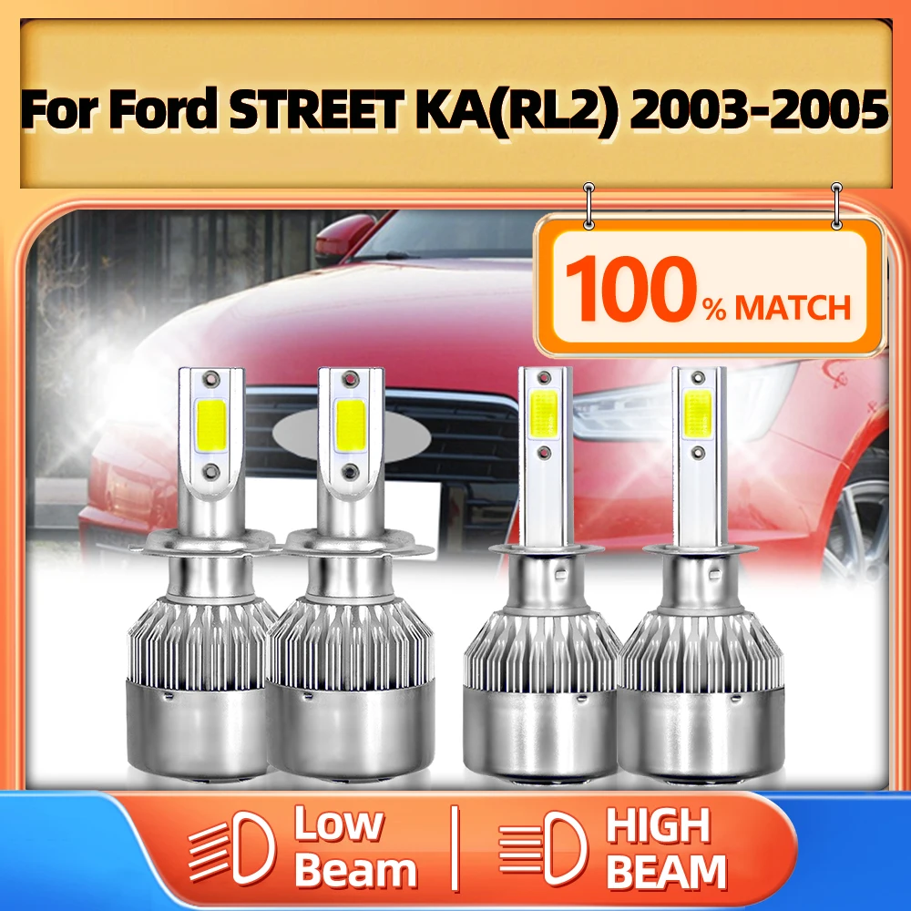 Powerful Led Headlight Bulbs 240W 40000LM Canbus Car Light High Low Beam Auto Lamp For Ford STREET KA(RL2) 2003 2004 2005
Powerful Led Headlight Bulbs 240W 40000LM Canbus Car Light High Low Beam Auto Lamp For Ford STREET KA(RL2) 2003 2004 2005