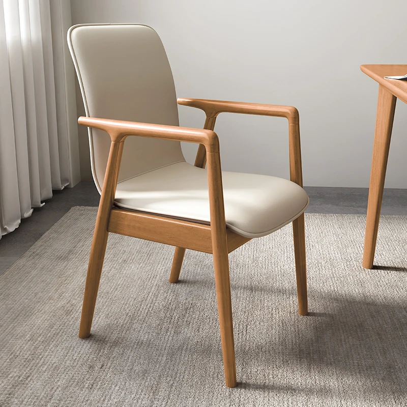 Armchair Wooden Dining Chairs Comfortable Modern Kitchen Balcony Dining Chairs Nordic Relax Cadeira Home Furniture MR50DC
Armchair Wooden Dining Chairs Comfortable Modern Kitchen Balcony Dining Chairs Nordic Relax Cadeira Home Furniture MR50DC