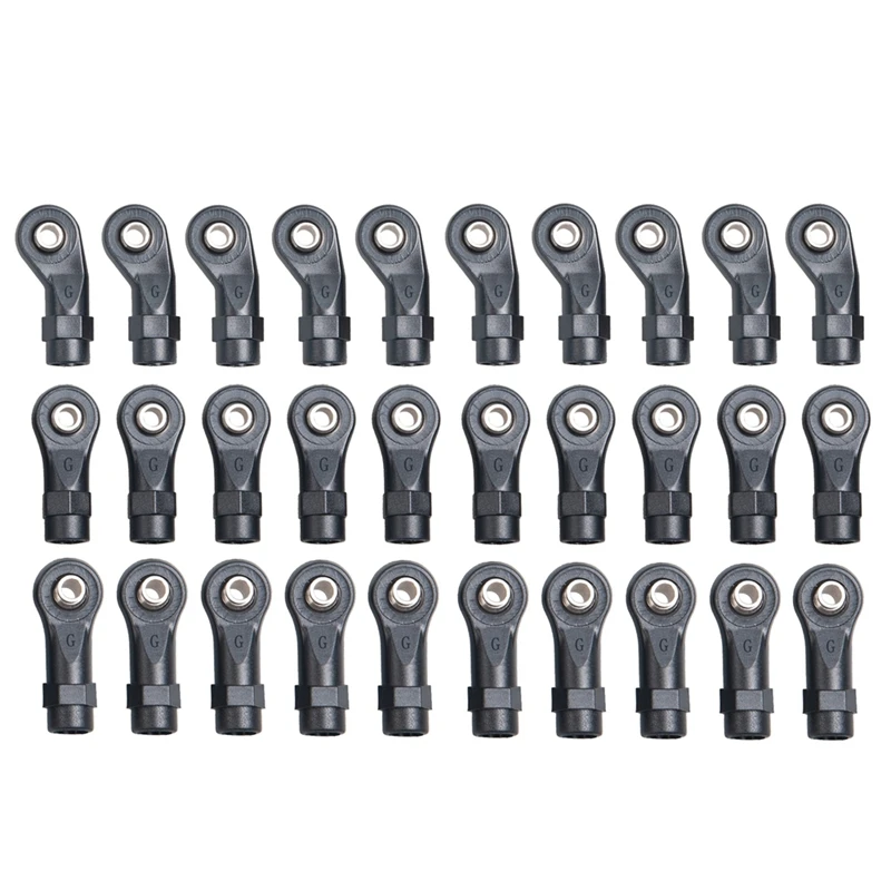 30PCS Plastic M4 Rod Ends Link Balls Head Linkage Joint for 1/10 RC Crawler Car TRAXXAS TRX-4 TRX4 Parts Accessories
30PCS Plastic M4 Rod Ends Link Balls Head Linkage Joint for 1/10 RC Crawler Car TRAXXAS TRX-4 TRX4 Parts Accessories