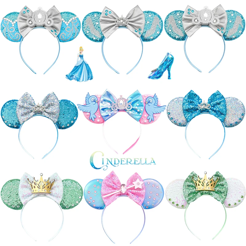 Disney Cinderella Hair Accessories Women Crystal Shoes Ears Headbands Girl FatTonny Bow Hair Bands Kids Princess Crown Hairbands
Disney Cinderella Hair Accessories Women Crystal Shoes Ears Headbands Girl FatTonny Bow Hair Bands Kids Princess Crown Hairbands