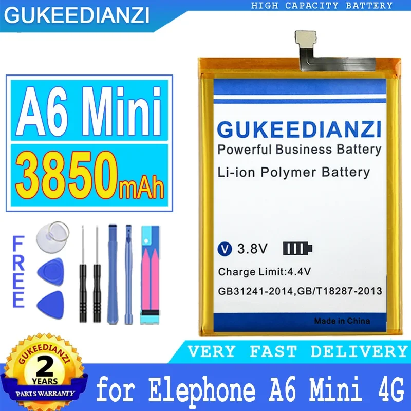 Replacement 3850mAh Mobile Phone Battery For Elephone A6 Mini 4G A6mini Smartphon Batteries
Replacement 3850mAh Mobile Phone Battery For Elephone A6 Mini 4G A6mini Smartphon Batteries