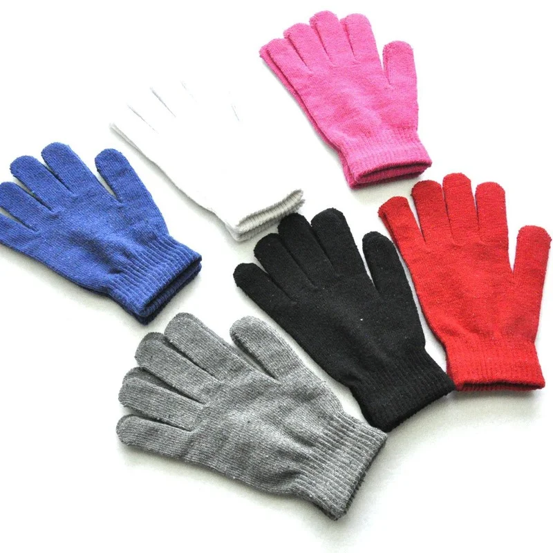 1 Pair of Knitted Wool Couple Gloves Winter Solid Color Full Finger Gloves Hand Warmer Men Women Thick Riding
1 Pair of Knitted Wool Couple Gloves Winter Solid Color Full Finger Gloves Hand Warmer Men Women Thick Riding