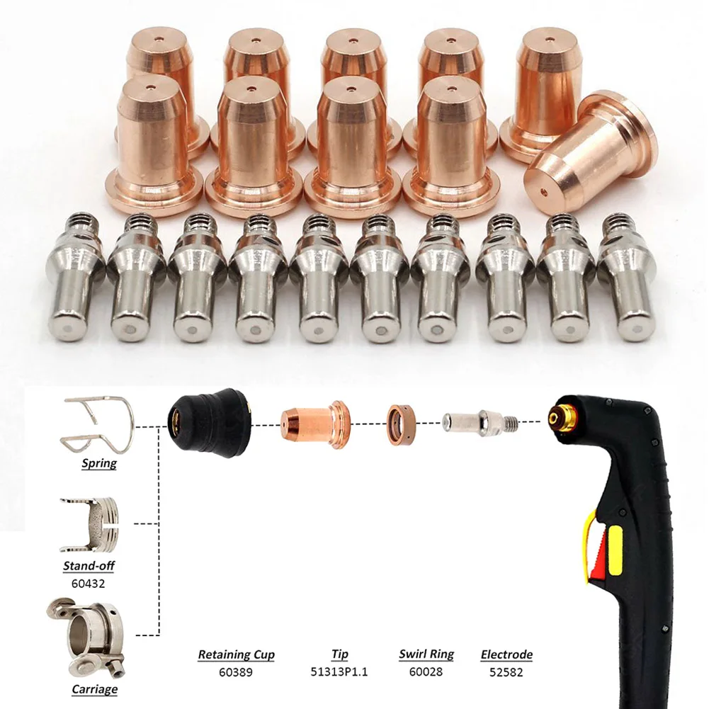 Welding Plasma Electrode Torch Nozzle Electrode Tip 1.1mm Plasma Torches Tips Nozzles Accessory For PT60 IPT-60
Welding Plasma Electrode Torch Nozzle Electrode Tip 1.1mm Plasma Torches Tips Nozzles Accessory For PT60 IPT-60