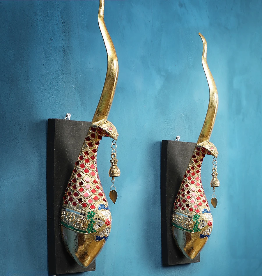 Southeast Asia Dragon and Phoenix Corner Wall Decoration Creative Thai Spa Club Hotel Room Corridor Wall Decoration
Southeast Asia Dragon and Phoenix Corner Wall Decoration Creative Thai Spa Club Hotel Room Corridor Wall Decoration