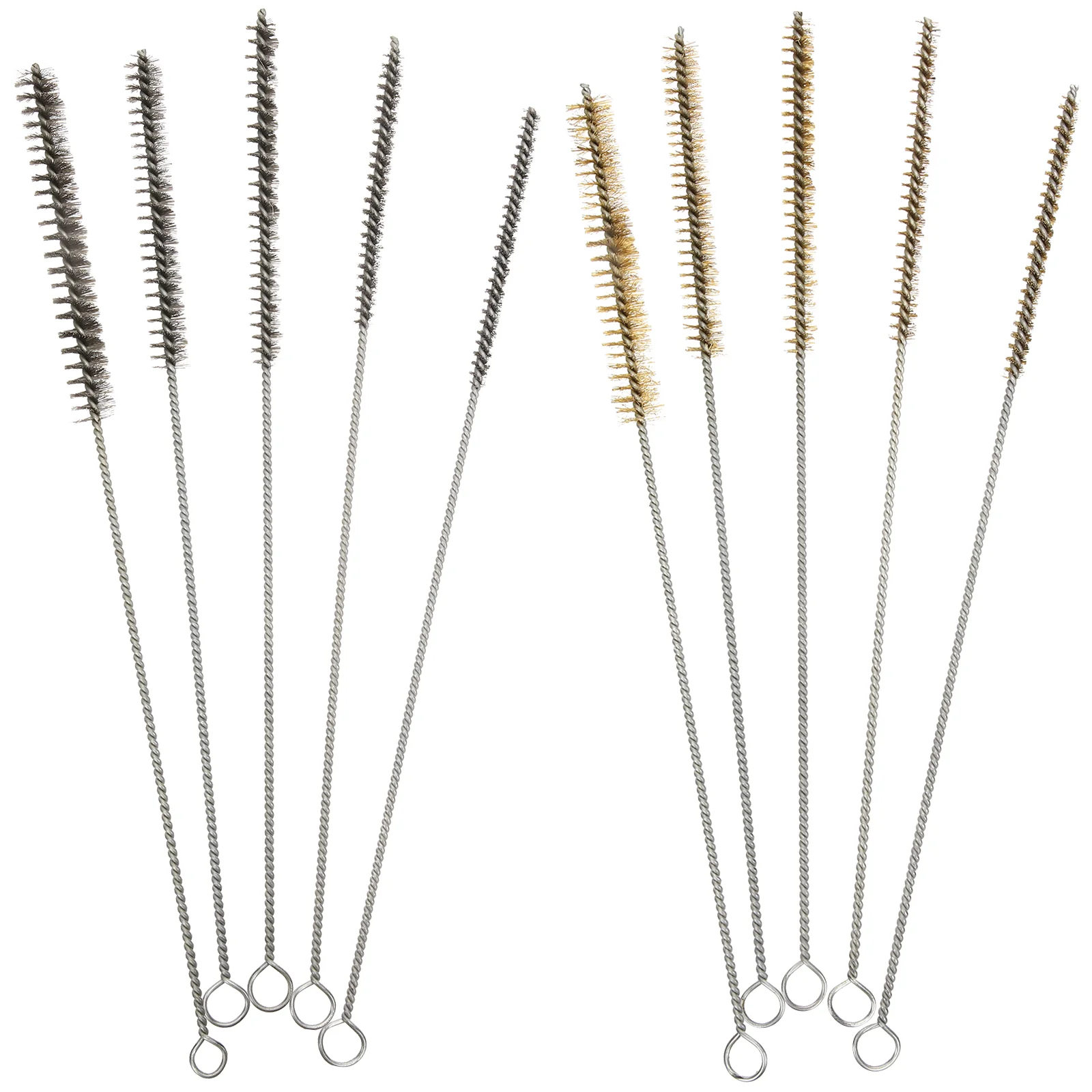 10 Pcs Wire Brush Kit Brushes for Cleaning Bore Multi-purpose Tube Pipe Tubular 
10 Pcs Wire Brush Kit Brushes for Cleaning Bore Multi-purpose Tube Pipe Tubular