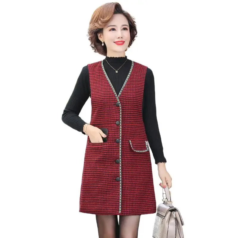 Весна-Осень 2022, жилет, пальто, верхняя одежда, новая одежда для мам, куртки средней длины, сетчатый жилет, однобортное Женское пальто без рукавов
Весна-Осень 2022, жилет, пальто, верхняя одежда, новая одежда для мам, куртки средней длины, сетчатый жилет, однобортное Женское пальто без рукавов