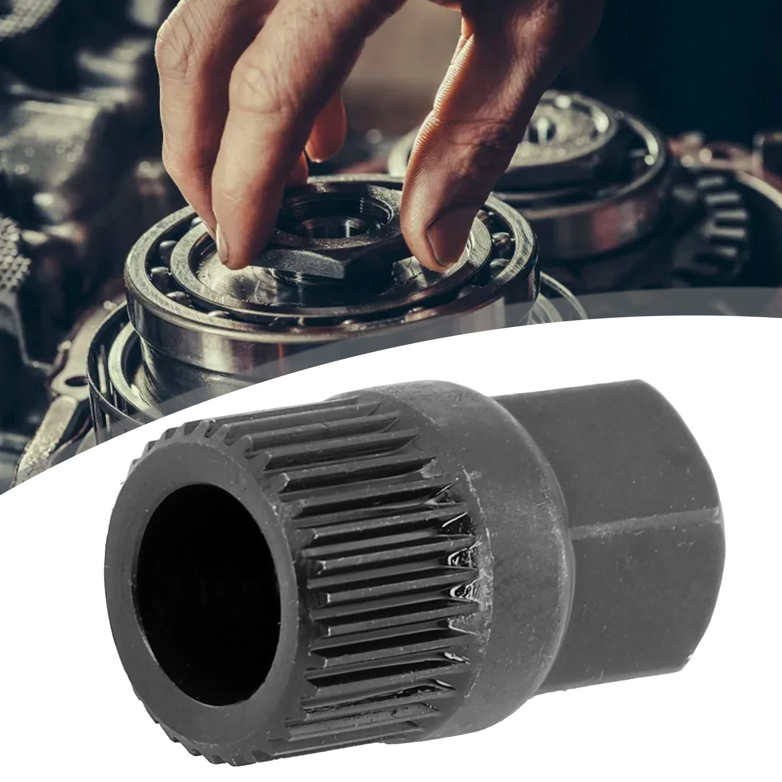 For V-belt Pulley Pulley Removal Tool Car Wheel Alternator Approx.17*33*30mm Black For V-belt Pulley Free Parts
For V-belt Pulley Pulley Removal Tool Car Wheel Alternator Approx.17*33*30mm Black For V-belt Pulley Free Parts