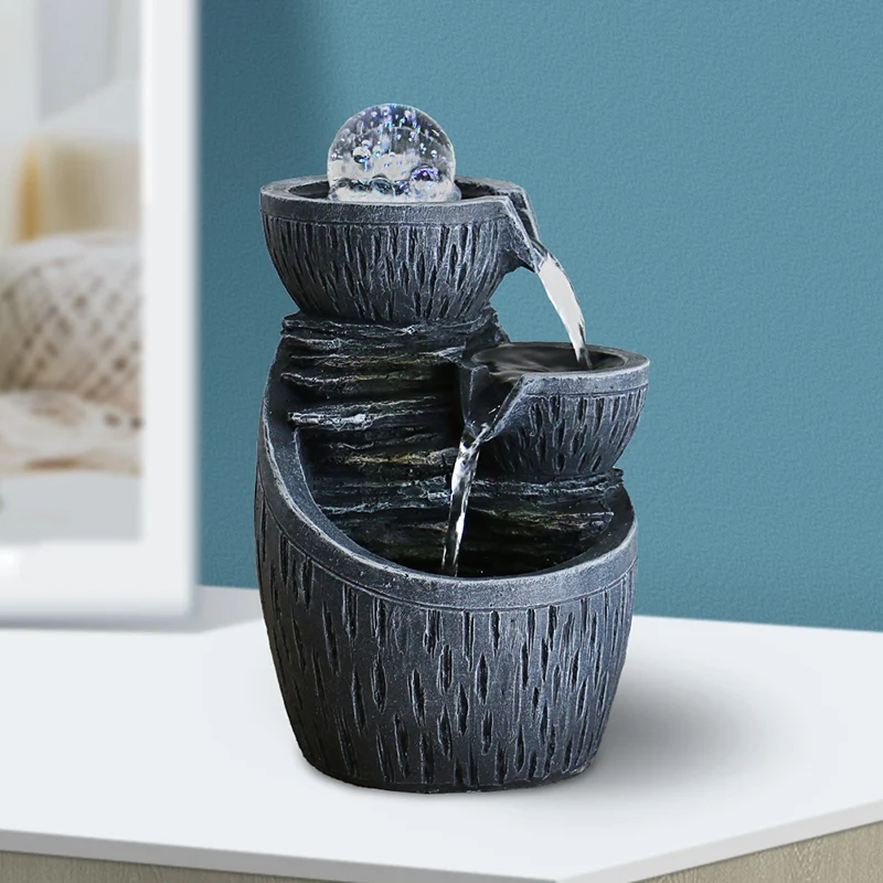 Indoor Outdoor Relaxation Water Sound Zen Decor Meditation Desktop and Tabletop Water Fountain With Lucky Ball for Home Decor
Indoor Outdoor Relaxation Water Sound Zen Decor Meditation Desktop and Tabletop Water Fountain With Lucky Ball for Home Decor