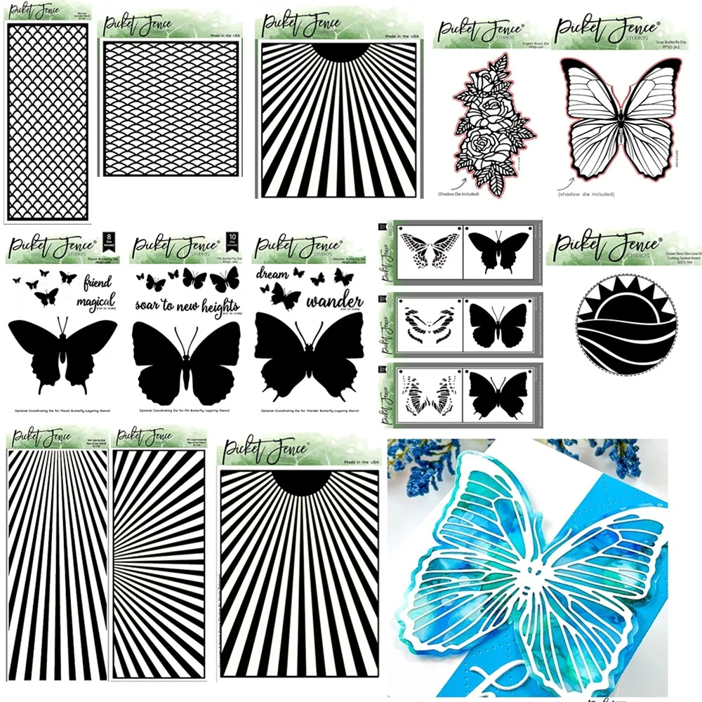 Трафарет с изображением бабочки и сетки для творчества, для скрапбукинга, творчества, фотоальбома, шаблон для украшения ручной работы
Трафарет с изображением бабочки и сетки для творчества, для скрапбукинга, творчества, фотоальбома, шаблон для украшения ручной работы