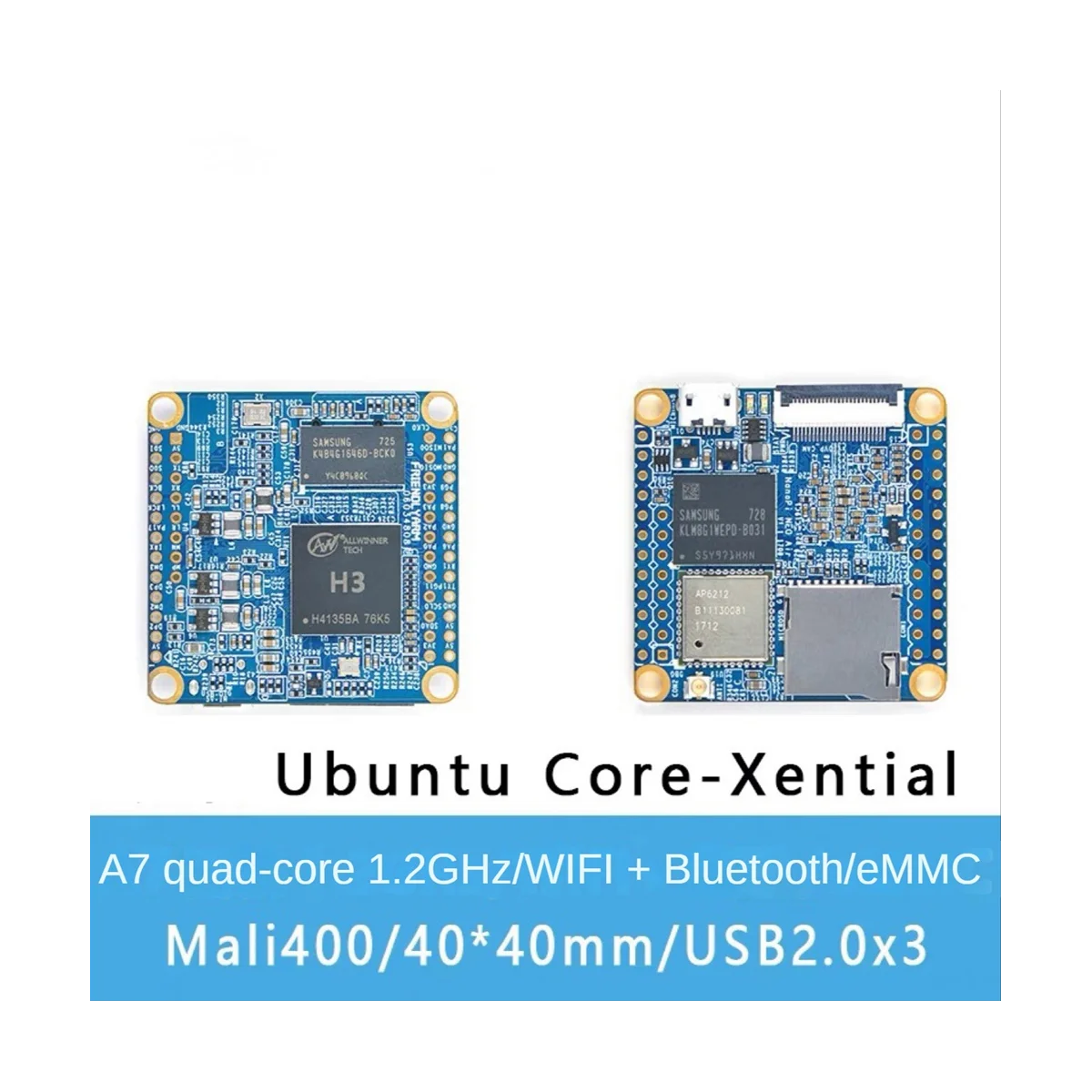 

For Nanopi NEOAir Development Board 512Mb RAM Wifi & Bluetooth 8Gb Emmc Allwinner H3 Quad-Core Cortex-A7 Ubuntucore