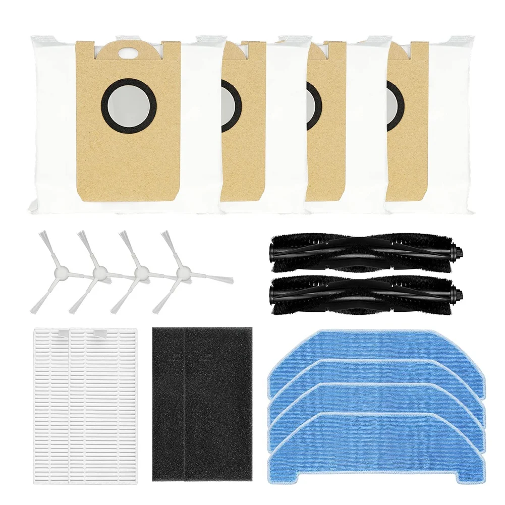 Main Brush, Side Brush Filter and Dust Bag Replacement Kit Accessories for Q11 Robotic Vacuum Cleaner
Main Brush, Side Brush Filter and Dust Bag Replacement Kit Accessories for Q11 Robotic Vacuum Cleaner