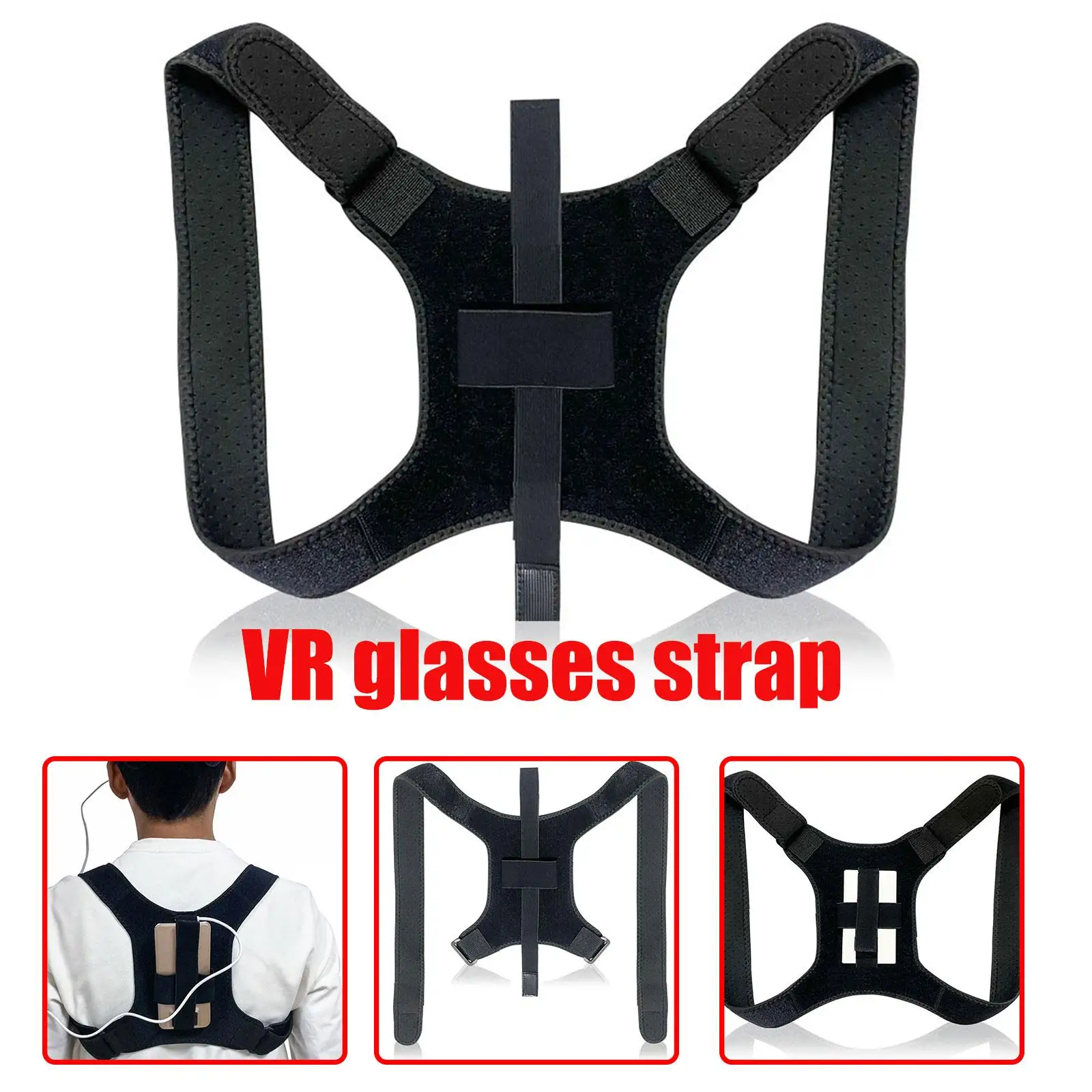 

Strap Black Breathable Comfortable Portable VR for Magic Sticker Power Bank Backpack Virtual Reality for Oculus Que B2M4