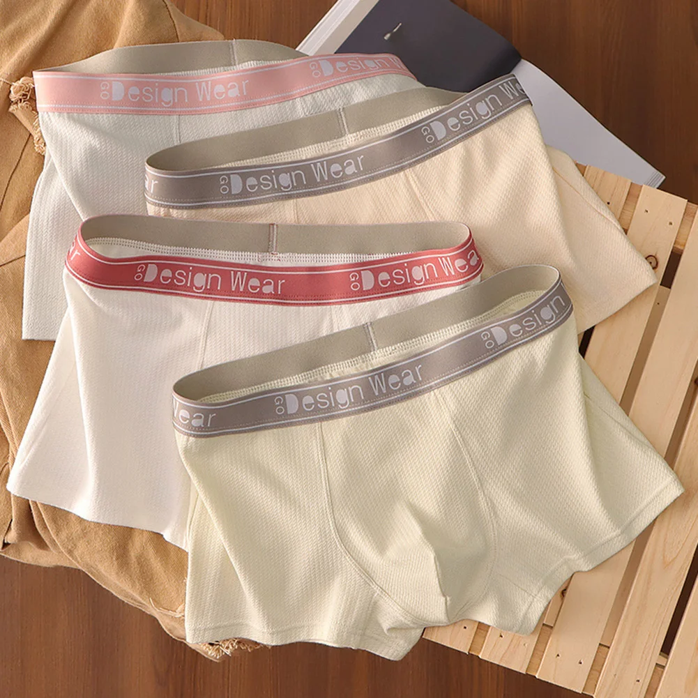 Men Cotton Boxers Mid-rise Pouch Briefs Soft Thread Skin Friendly Underwear Lightweight Breathable Underpants Elasticity Panties
Men Cotton Boxers Mid-rise Pouch Briefs Soft Thread Skin Friendly Underwear Lightweight Breathable Underpants Elasticity Panties