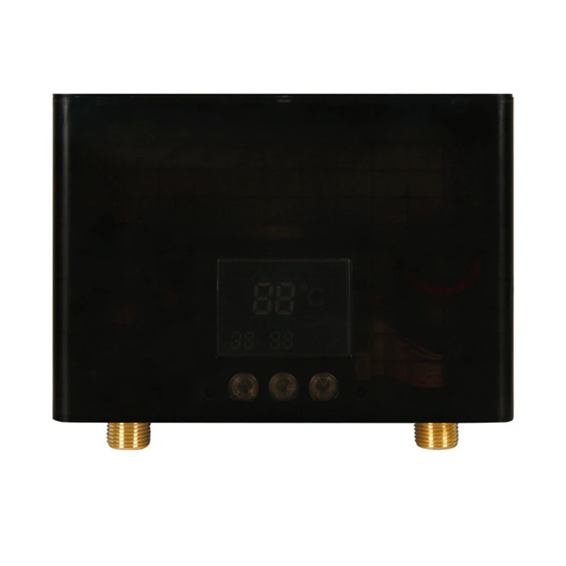110V 220V Water Heater Bathroom Electric Water Heater LCD Temperature Display Black EU Plug
110V 220V Water Heater Bathroom Electric Water Heater LCD Temperature Display Black EU Plug