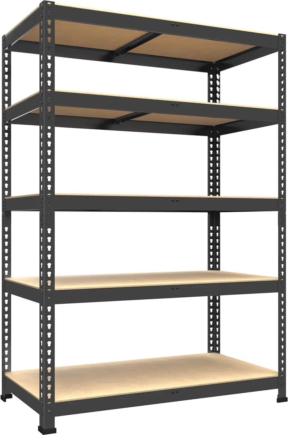 

PrimeZone Heavy Duty Storage Shelves - 5 Tier 35.5" W x 15.75" D x 71" H Adjustable Garage Storage Shelving, 1-4 pc optional